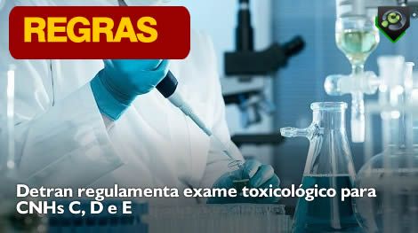 DETRAN e o Exame Toxicológico, conheça as Principais 